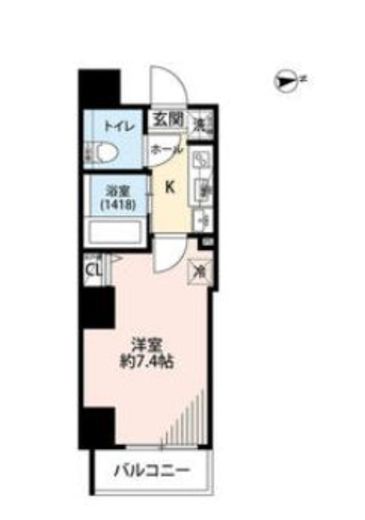 プレール・ドゥーク中野富士見町　202号室　間取り