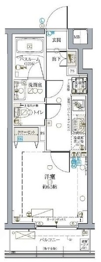 クレヴィスタ中野落合　302号室　間取り