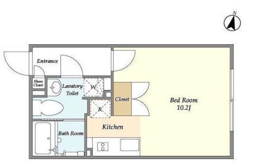 ライトテラス中野坂上　302号室　間取り