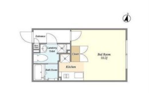 ライトテラス中野坂上　303号室　間取り