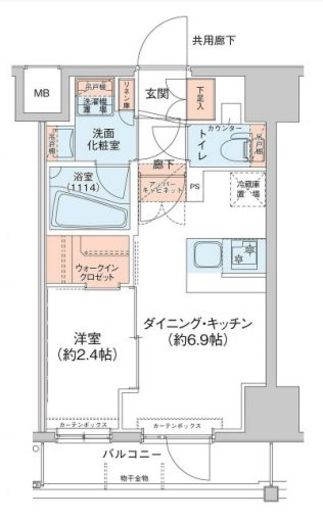 アジールコート新高円寺　305号室　間取り