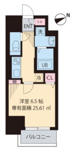 K-CREST　702号室　間取り