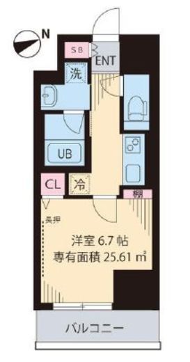 K-CREST　903号室　間取り