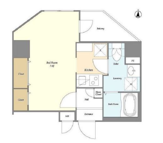 BPRレジデンス下高井戸　301号室　間取り