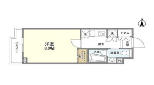 コンフォリア桜上水　113号室　間取り