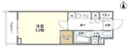 コンフォリア桜上水　211号室　間取り