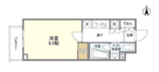 コンフォリア桜上水　325号室　間取り