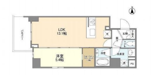 コンフォリア桜上水　601号室　間取り
