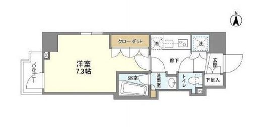 コンフォリア桜上水　606号室　間取り