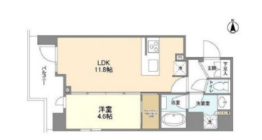 コンフォリア桜上水　801号室　間取り