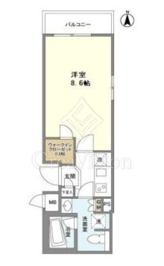 コンフォリア桜上水　330号室　間取り