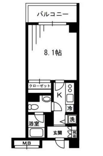 レジディア荻窪　220号室　間取り