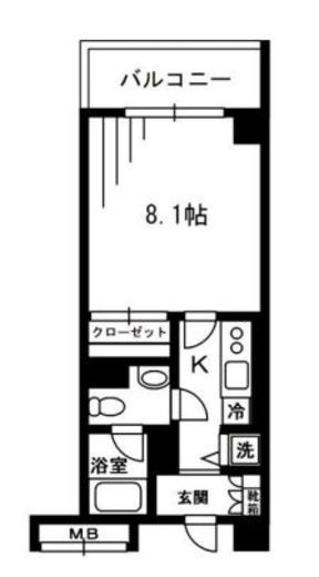 レジディア荻窪　515号室　間取り