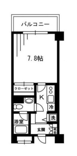 レジディア荻窪　516号室　間取り