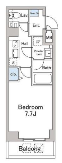 KDXレジデンス桜上水　206号室　間取り