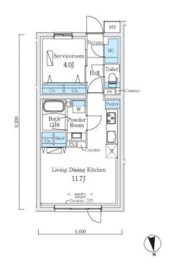 ラクラス中野南台　112号室　間取り