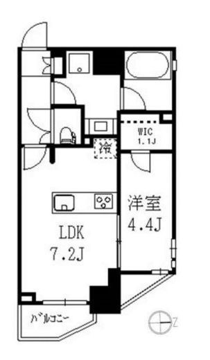 ラティエラ中野　304号室　間取り