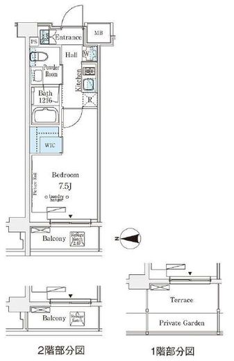 ウエリスアーバン中野坂上　408号室　間取り