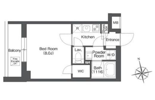 アイフラット桜上水　206号室　間取り