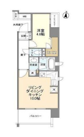 JP noie 阿佐ヶ谷 (ジェーピーノイエ阿佐ヶ谷)　306号室　間取り