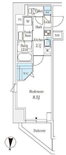 ラティエラ練馬　403号室　間取り