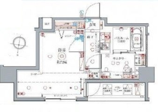 クレヴィスタ中野新橋　301号室　間取り