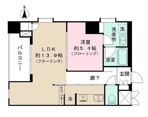 ヴェルティーク新中野　303号室　間取り