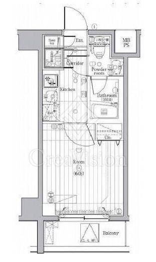 プレミアムキューブ新中野　305号室　間取り