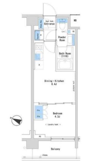 ルフォンプログレ中野富士見町ザ・レジデンス　303号室　間取り