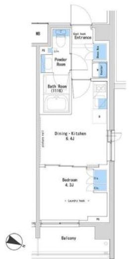 ルフォンプログレ中野富士見町ザ・レジデンス　418号室　間取り