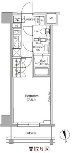 ザ・パークハビオ高円寺レジデンス　112号室　間取り