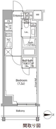 ザ・パークハビオ高円寺レジデンス　302号室　間取り