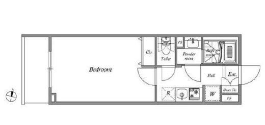 QUALITAS杉並方南町 (クオリタス杉並方南町)　202号室　間取り