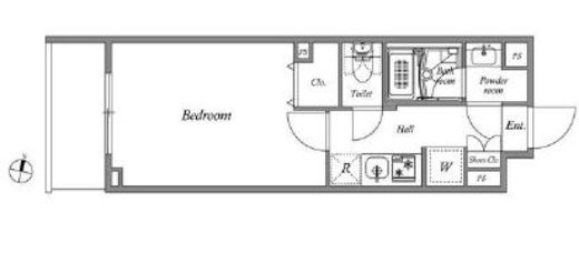 QUALITAS杉並方南町 (クオリタス杉並方南町)　204号室　間取り