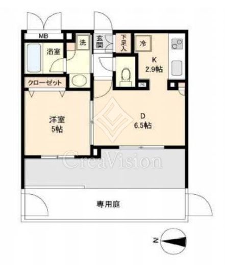 カッシア新高円寺　402号室　間取り
