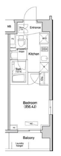 プライマル方南町　212号室　間取り