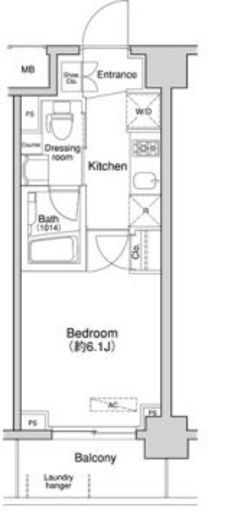 プライマル方南町　314号室　間取り