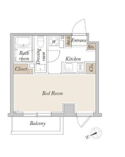 ORSUS新江古田　213号室　間取り