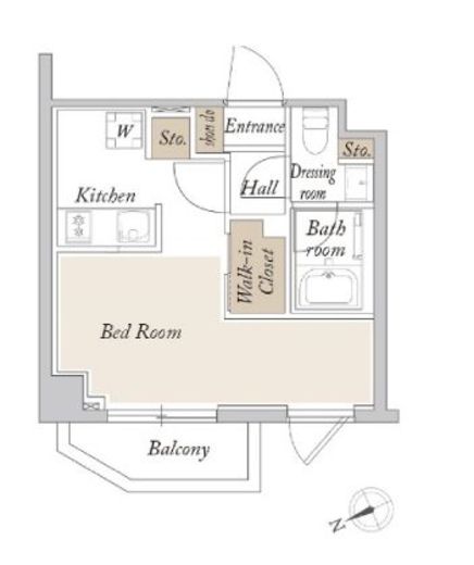 ORSUS新江古田　315号室　間取り