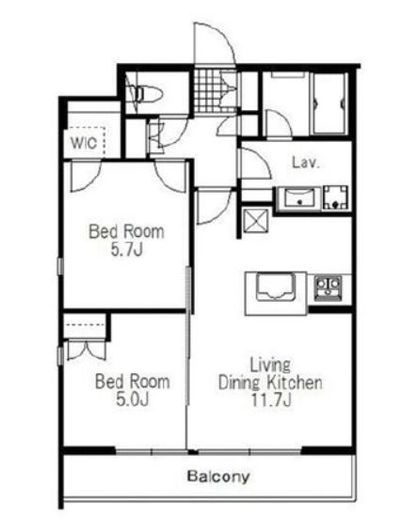 フレンシア高円寺北　105号室　間取り