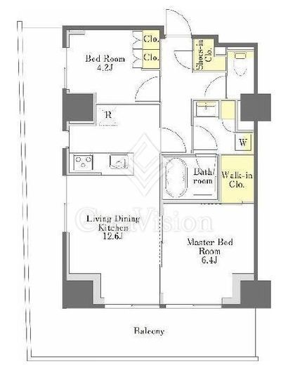 グランドメゾン江古田の杜　304号室　間取り