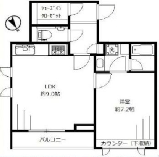 グランドメゾン江古田　203号室　間取り