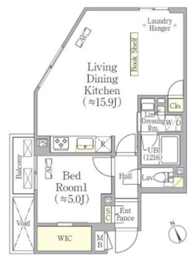 OZIO西荻窪2　203号室　間取り