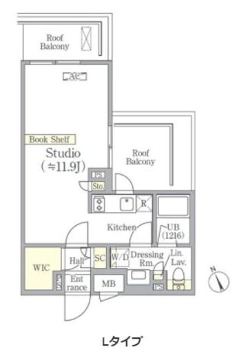 OZIO西荻窪2　401号室　間取り