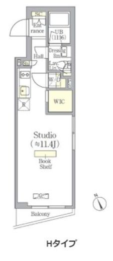 OZIO西荻窪2　407号室　間取り