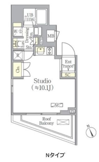 OZIO西荻窪2　502号室　間取り