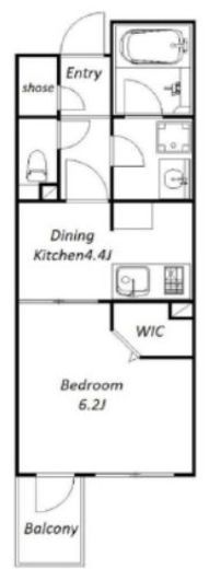 グローベル東高円寺レスティアーナ　405号室　間取り