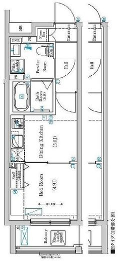 ラフィスタ方南町　303号室　間取り