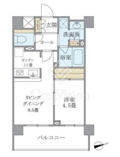 プレミアコンフォート西荻窪　320号室　間取り