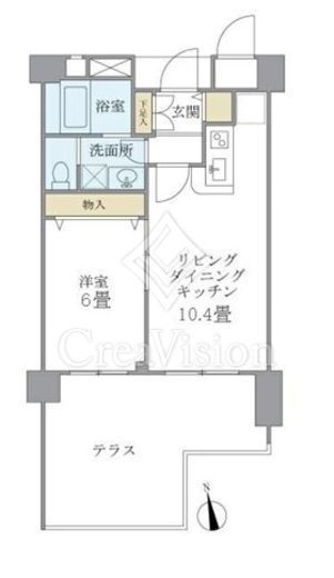 プレミアコンフォート西荻窪　112号室　間取り